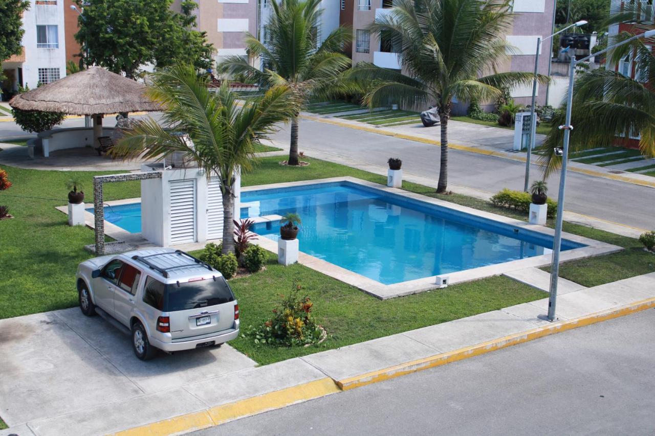 Relajante Y Acogedor Apartamento Con Alberca En Cancun Dış mekan fotoğraf