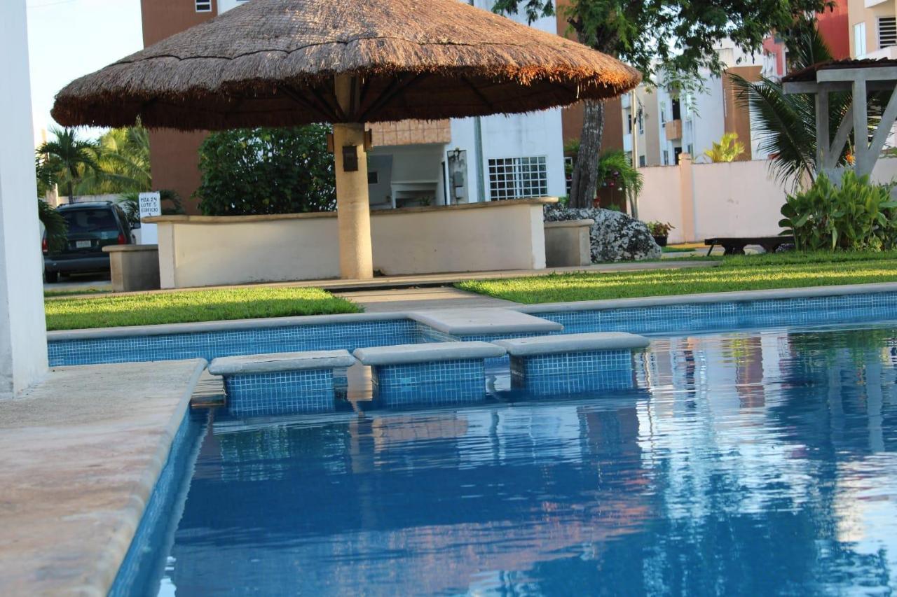 Relajante Y Acogedor Apartamento Con Alberca En Cancun Dış mekan fotoğraf